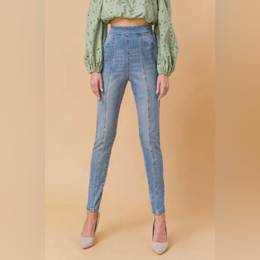 Uptown Tailored Skinny Denim — Flying Tomato